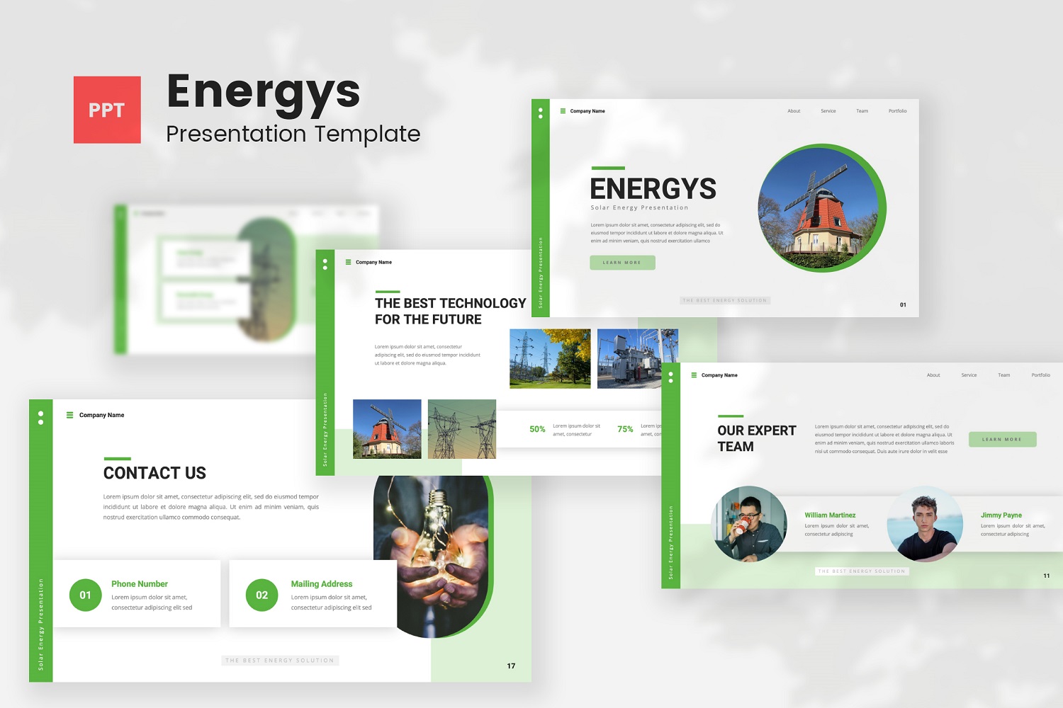 Energys — Solar Energy Powerpoint Template