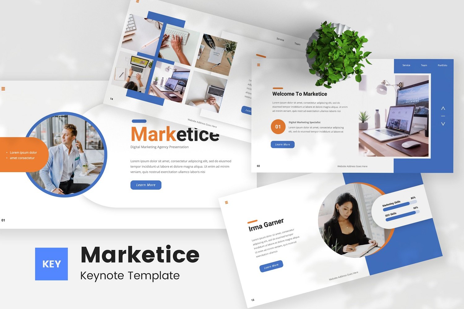 Marketice — Digital Marketing Agency Keynote Template