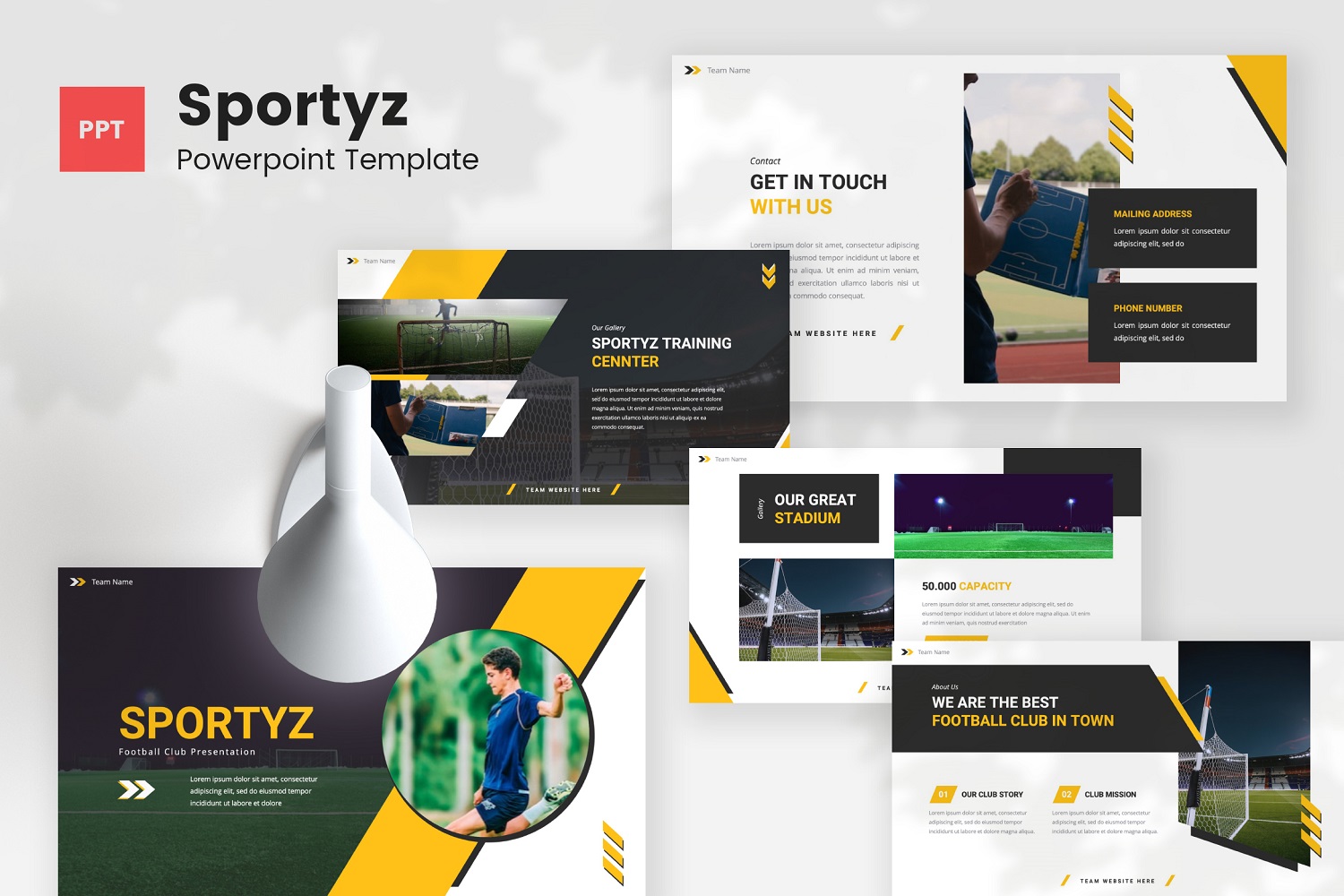 Sportyz — Football Club Powerpoint Template
