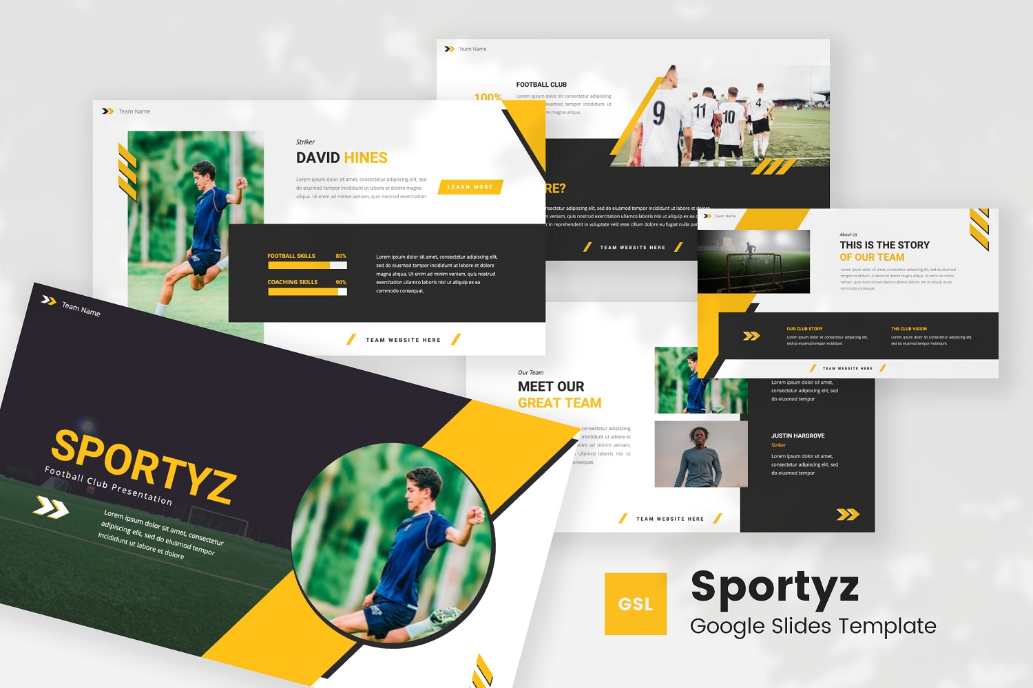Sportyz — Football Club Google Slides Template