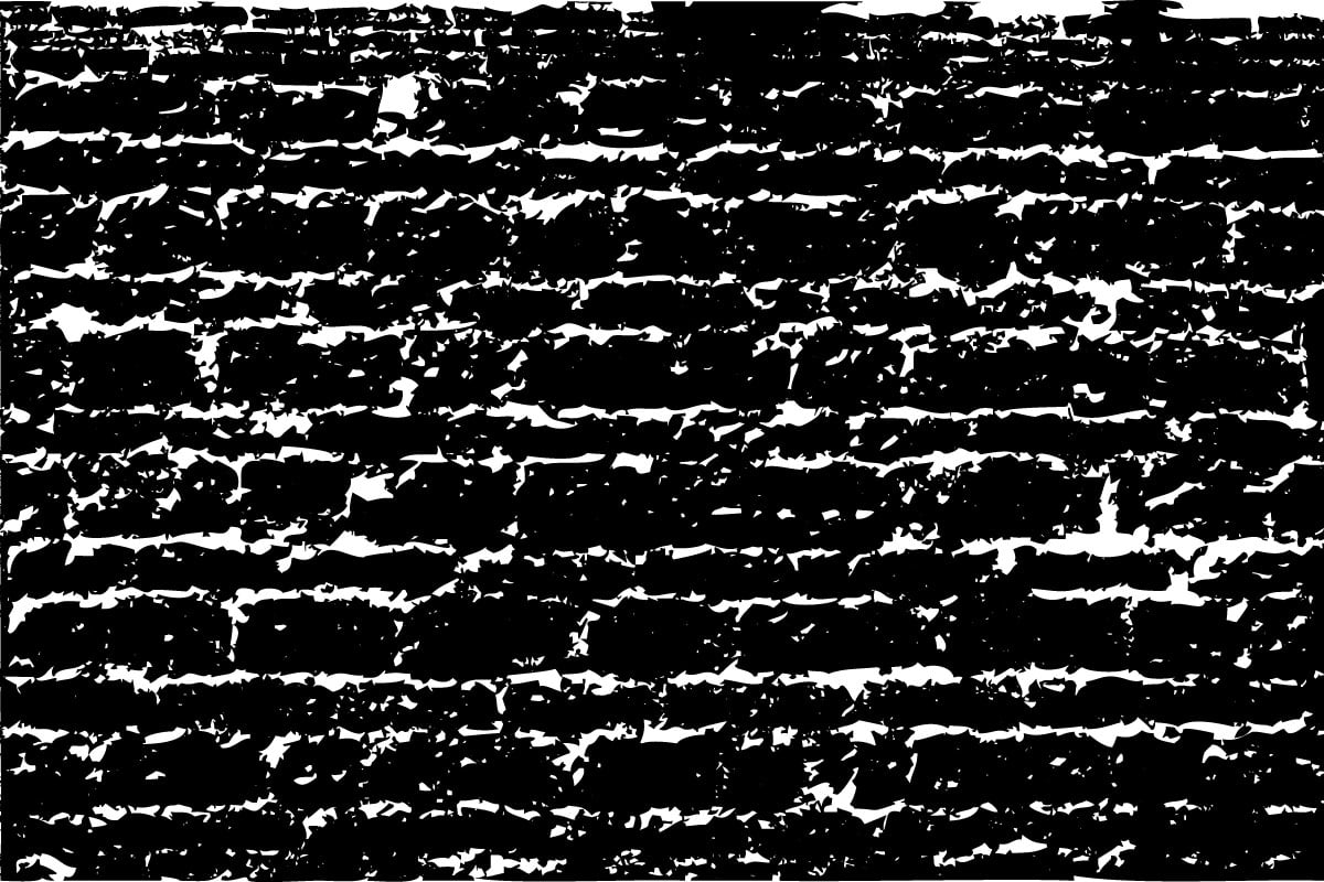 Black and white wall texture vector