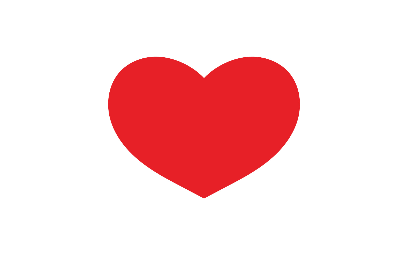 Heart Love Clipart Symbol Icon Vector Illustration v9