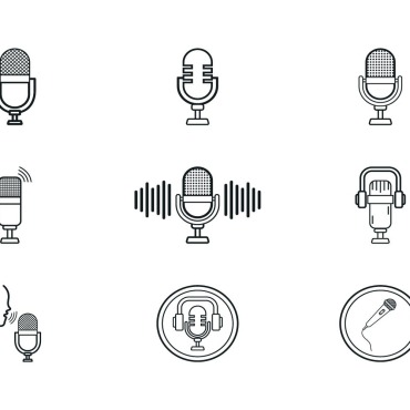 Audio Illustration Icon Sets 316560