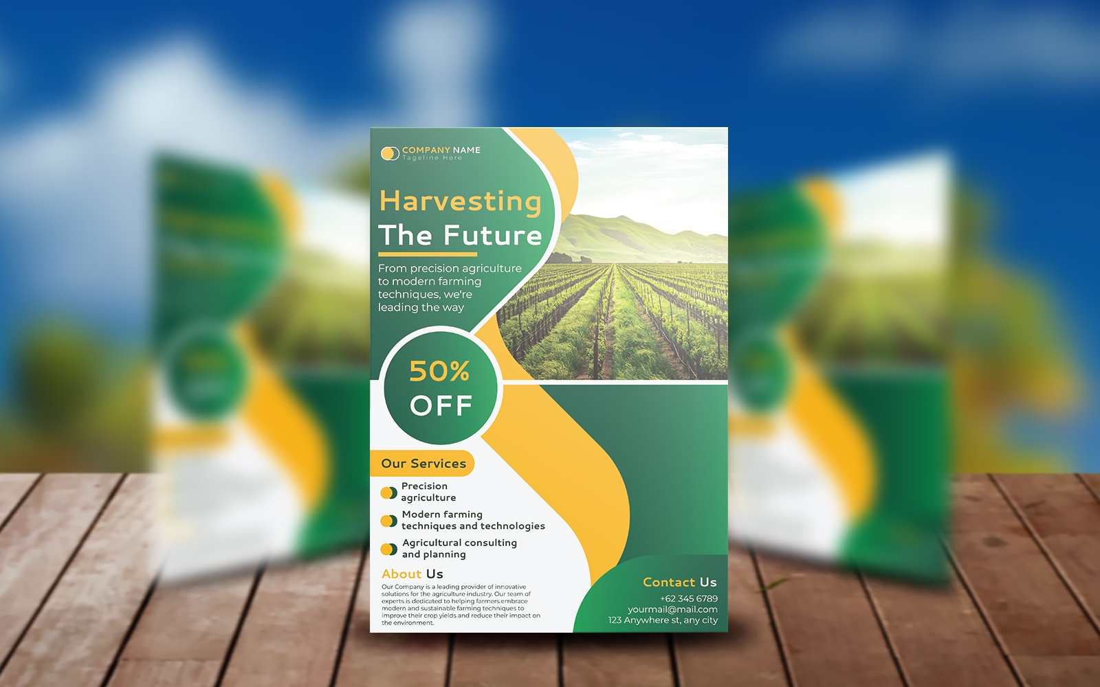 Agriculture Industry Flyer Template