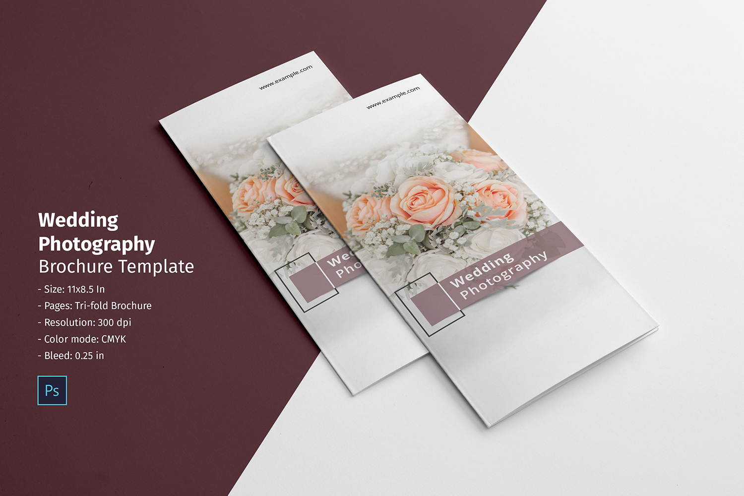Wedding Photography Brochure Photoshop Template