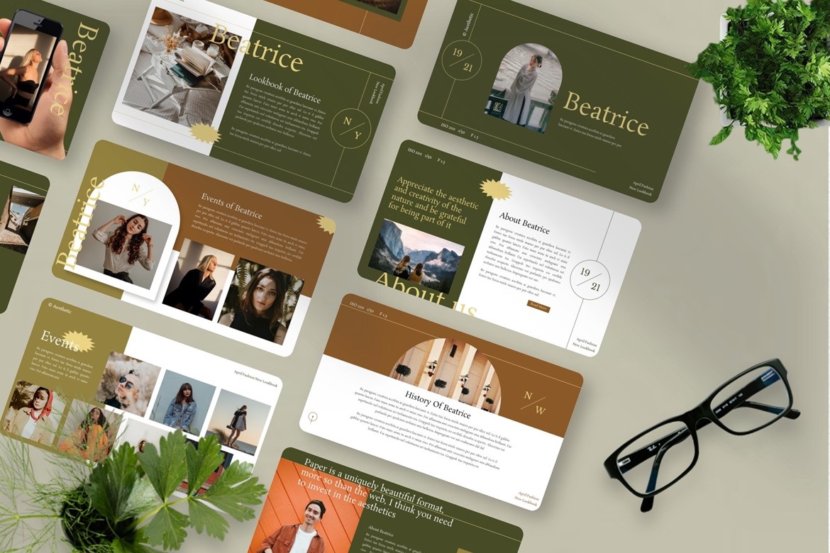 Beatrice - Fashion Powerpoint Template