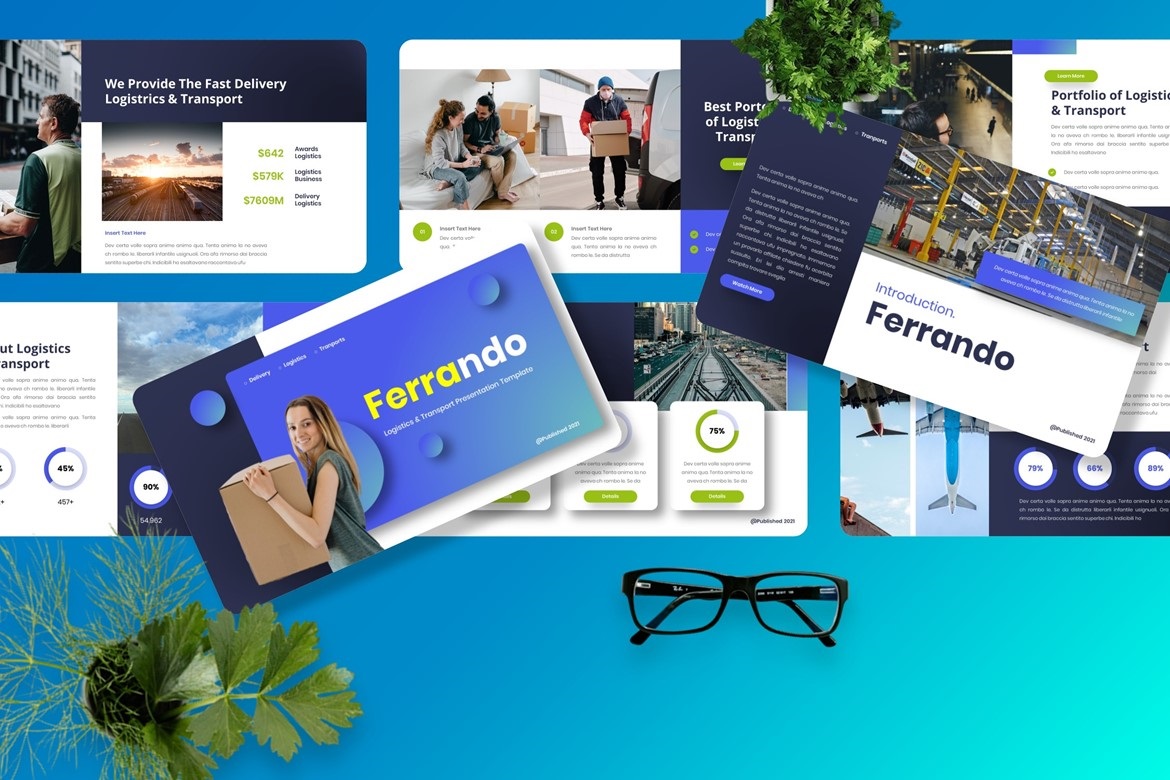 Ferrando - Logistics Keynote Template