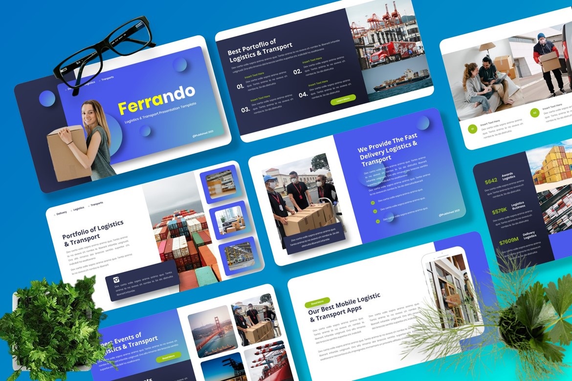 Ferrando - Logistics Powerpoint Template