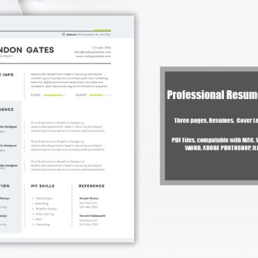 Clean Corporate Resume Templates 316786