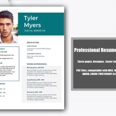 Clean Corporate Resume Templates 316790