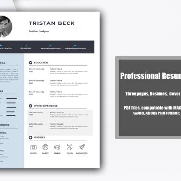 Clean Corporate Resume Templates 316796