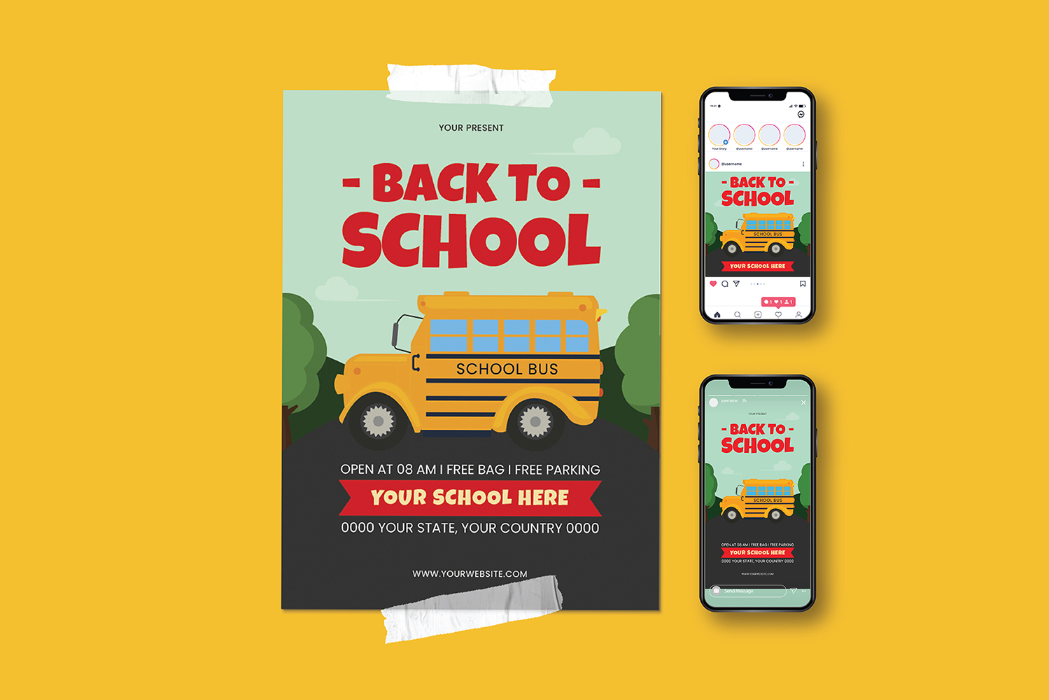 Back To School Promotional Flyer