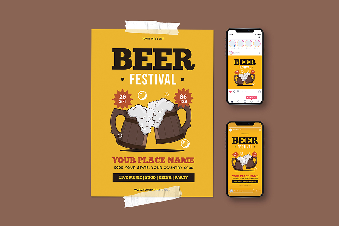 Beer Festival Invitation Flyer