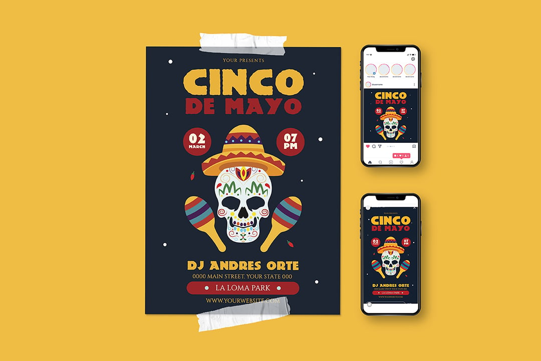 Cinco De Mayo Party Celebration Flyer