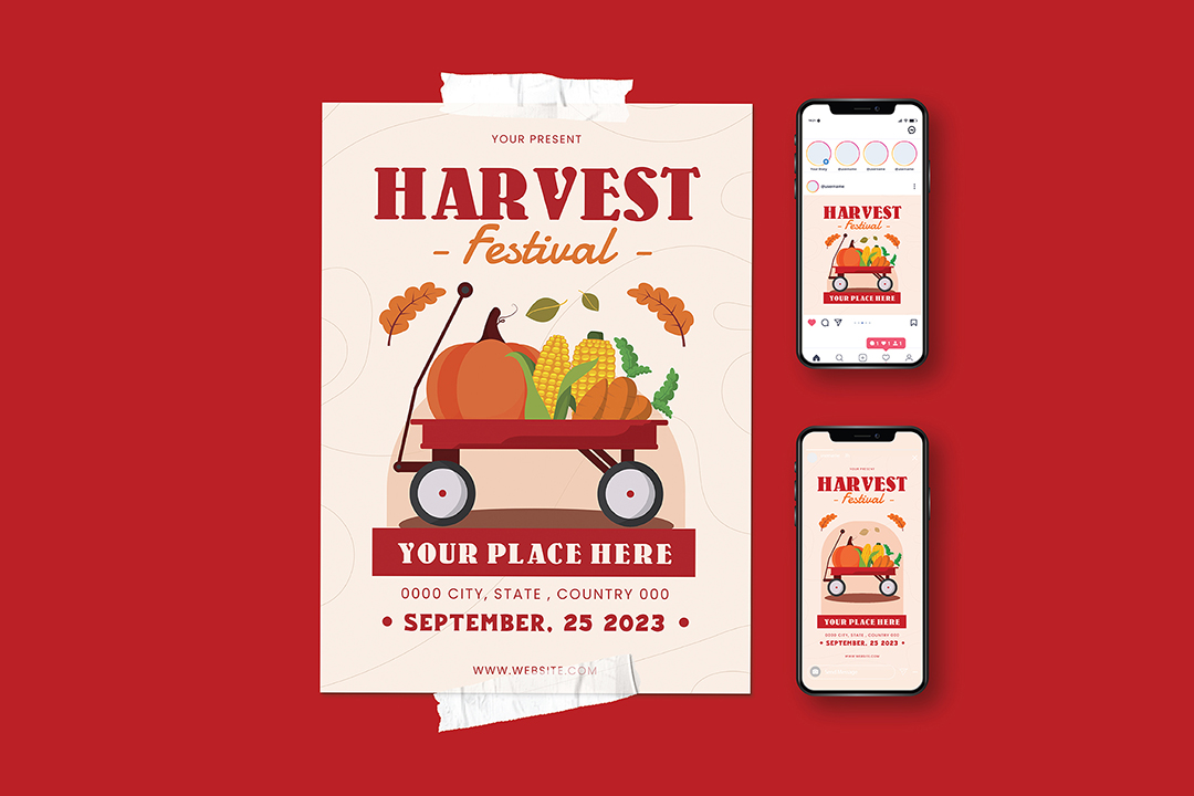 Harvest Festival Celebration Flyer