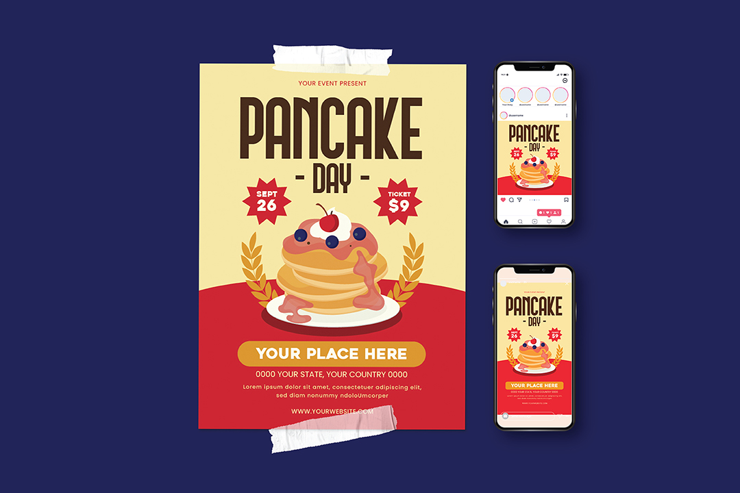 Pancake Day Protional Flyer
