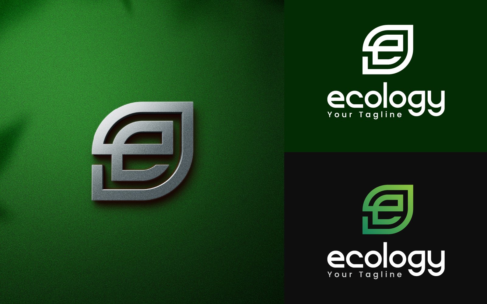 Ecology - Letter E Monogram Logo Design
