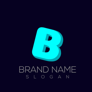 3d B Logo Templates 316930