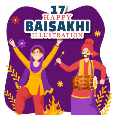 Baisakhi Baisakhi Illustrations Templates 316935