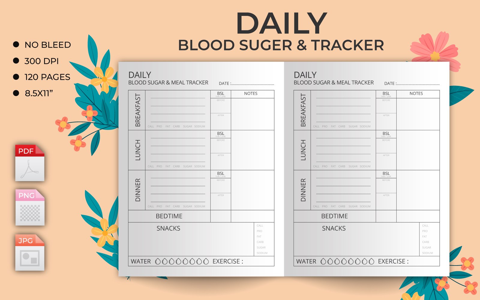 meal planner | Kdp Interior. This is KDP Interior is 100% tested on Amazon KDP
