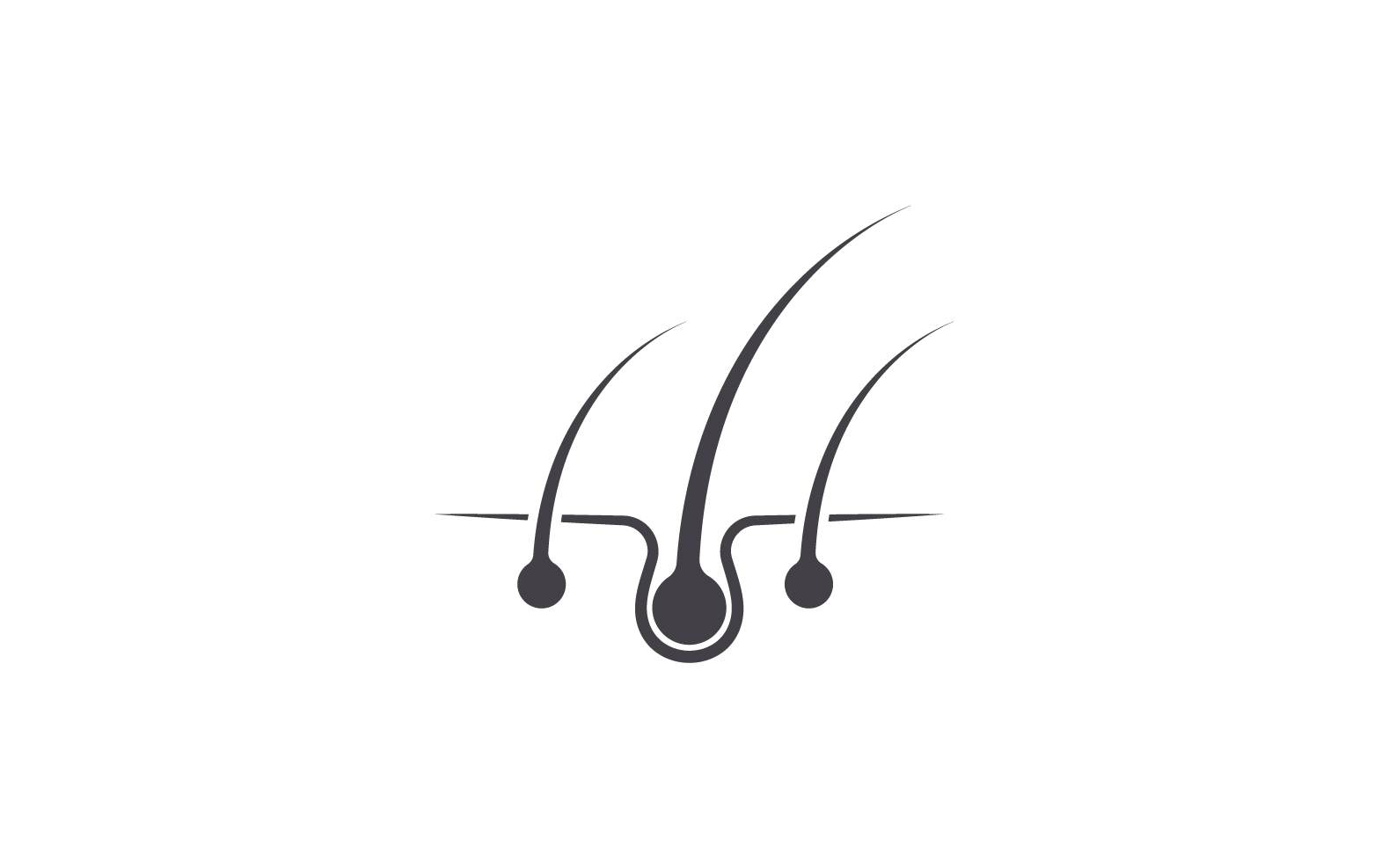 Hair treatment health vector logo version v10