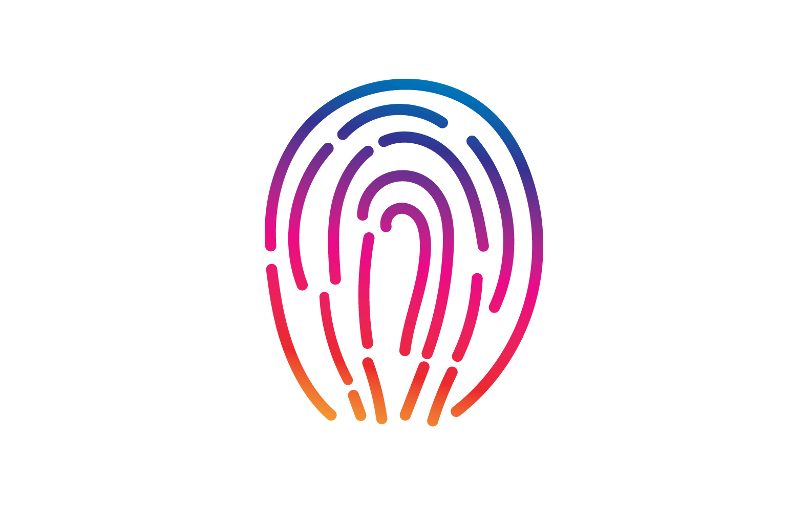 Fingerprint security system logo v1