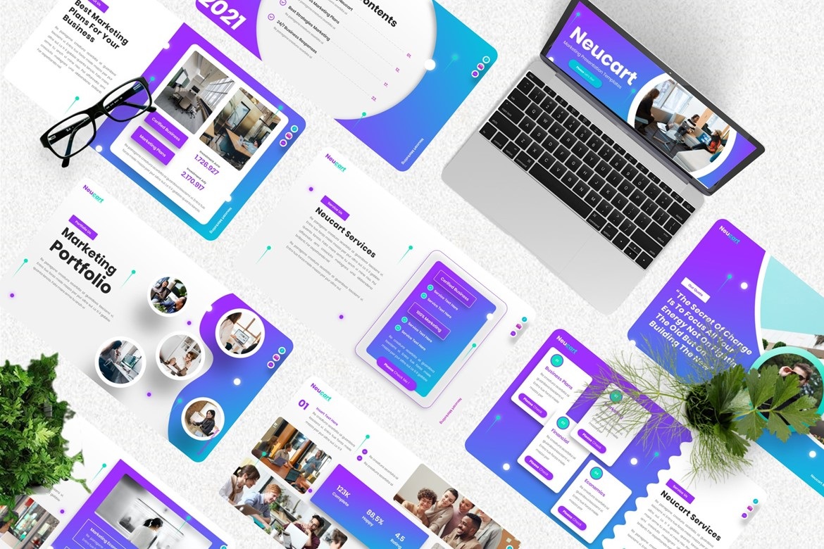Neucart - Marketing Googleslide Template