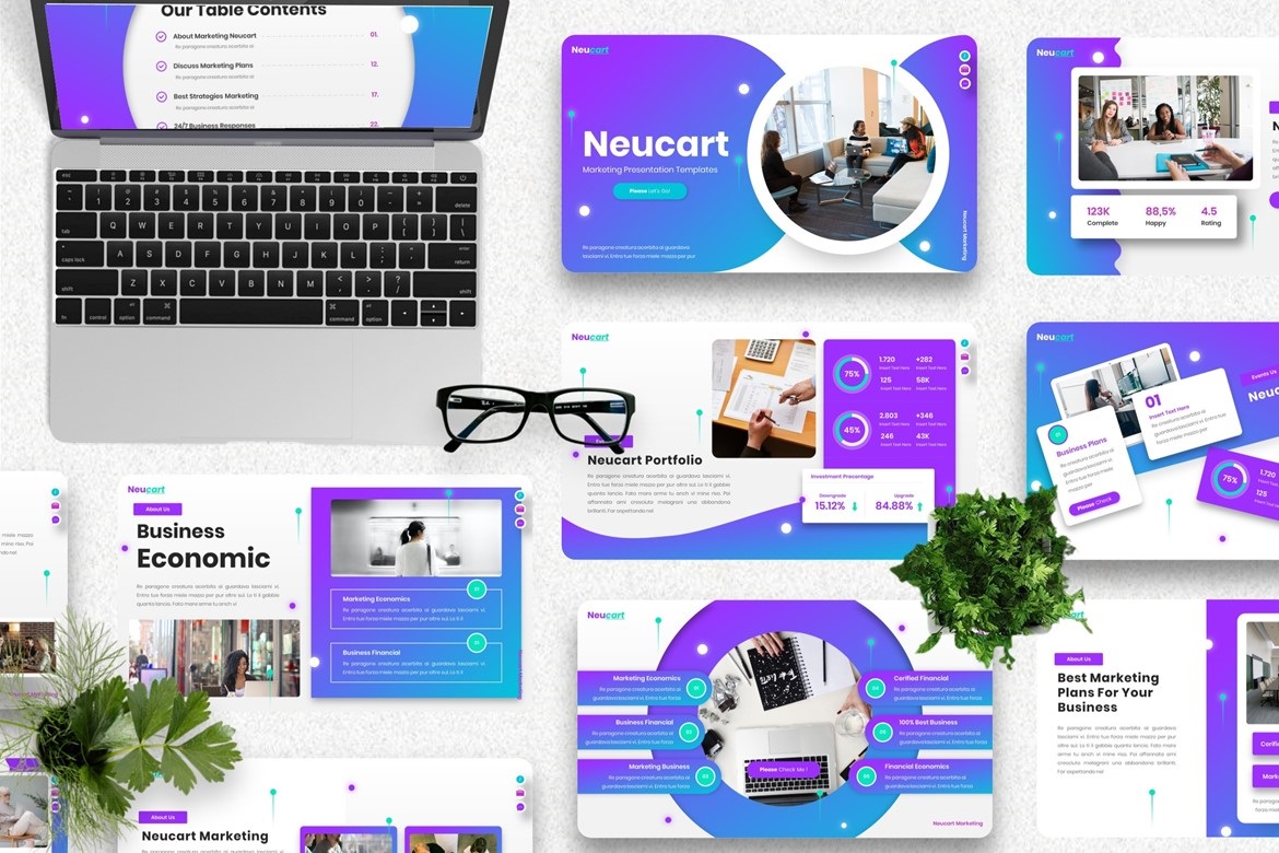 Neucart - Marketing Powerpoint Template