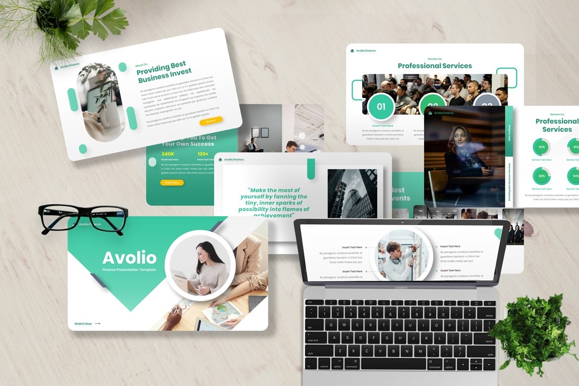 Avolio - Finance Powerpoint Template