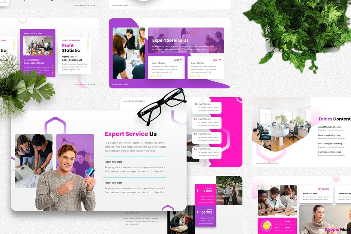 Shopie - Marketing Powerpoint Template