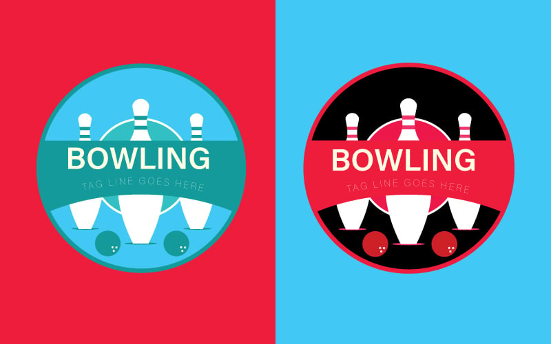 Bowling Logo Template - Bowling Logo Design