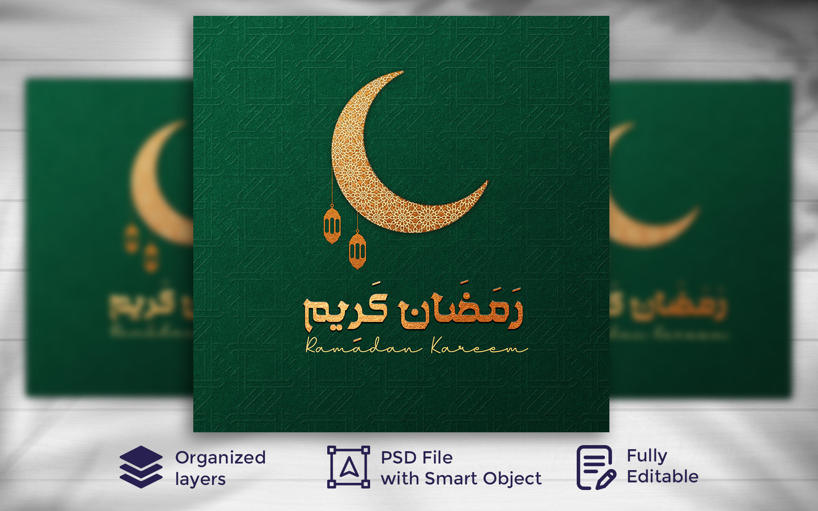 Ramadan Mubarak Islamic Festival Social Media Banner Template 03