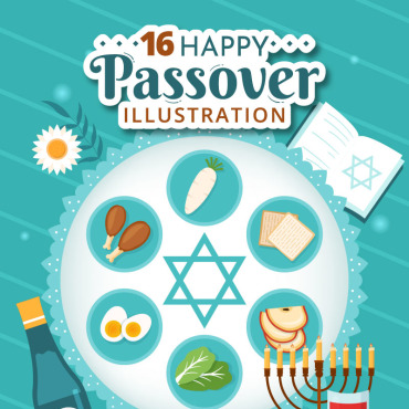 Passover Jewish Illustrations Templates 317417