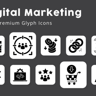 Commercialization E Icon Sets 317489