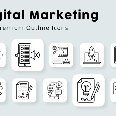 Commercialization E Icon Sets 317490