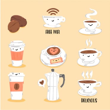 Coffee Drink Illustrations Templates 317672