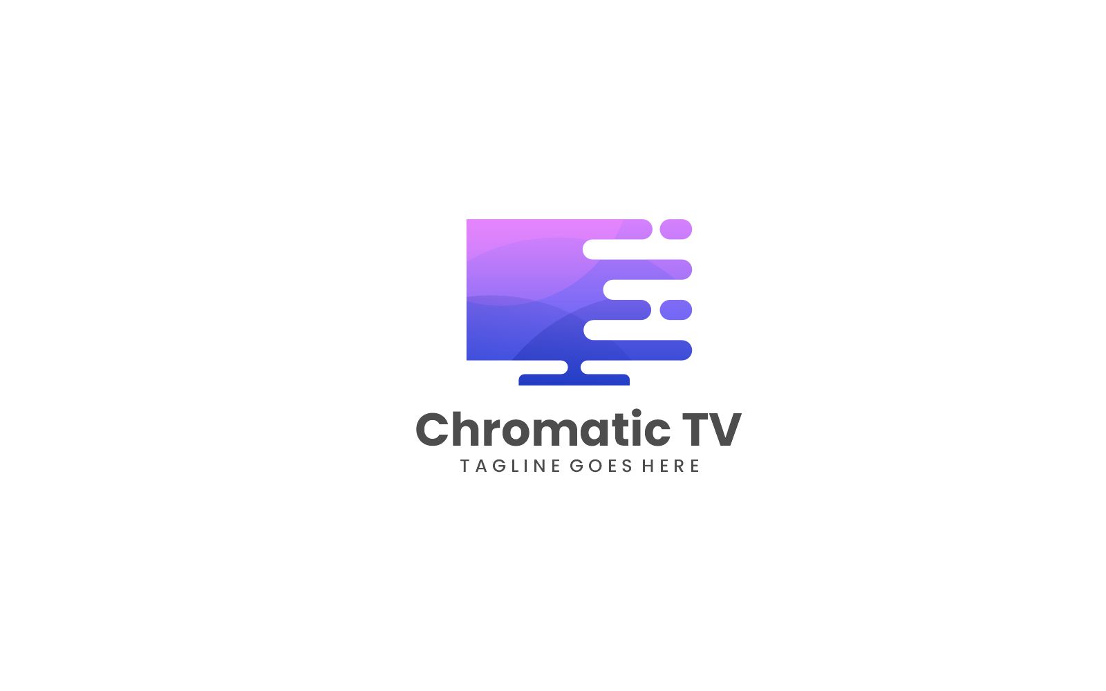 Chromatic TV Gradient Logo