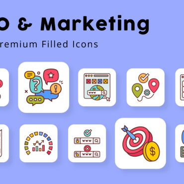 Advertising Keyword Icon Sets 317735