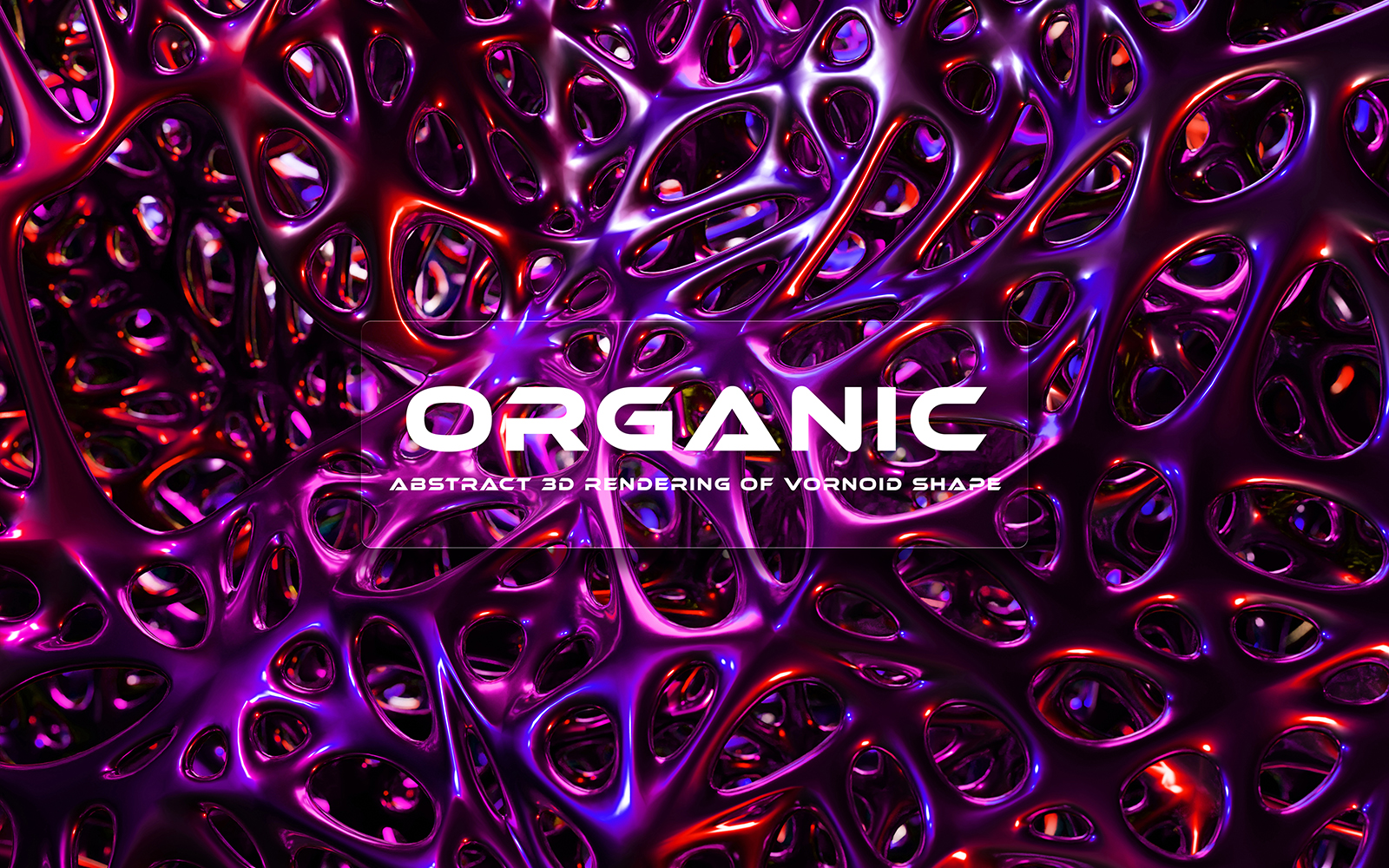 3D Organic Metal Background 2