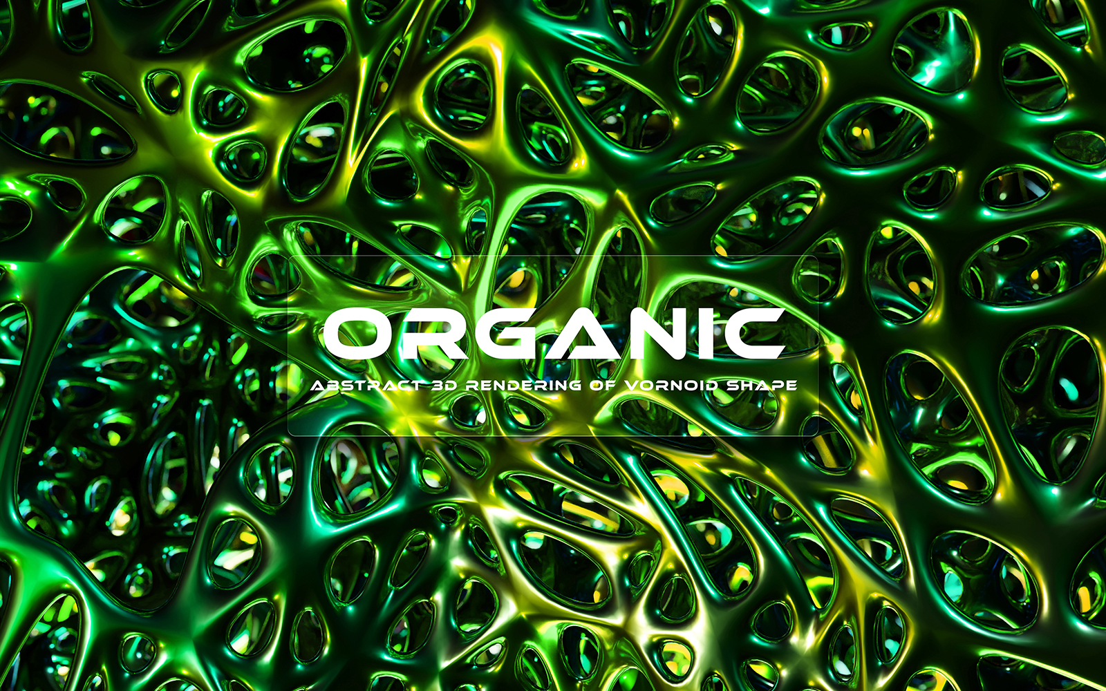 3D Organic Metal Background 4