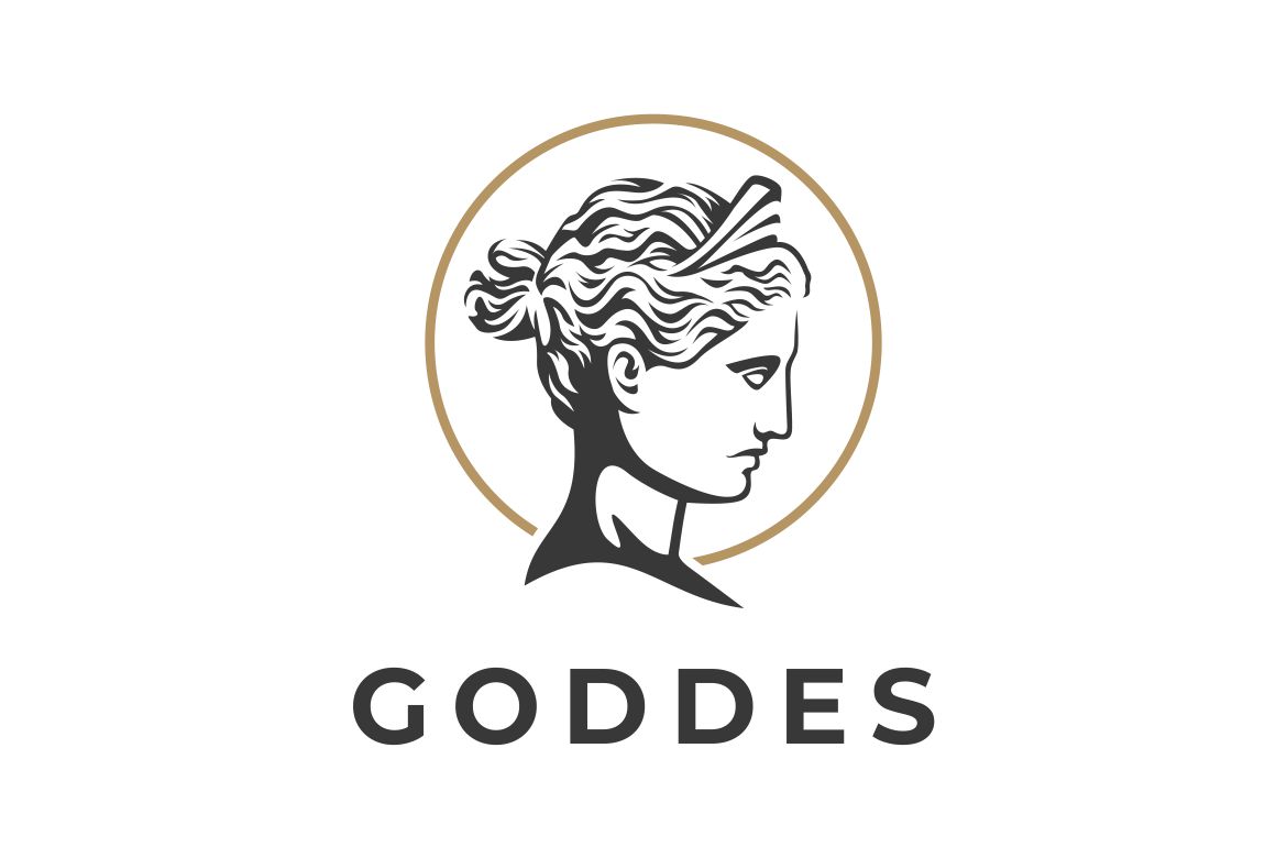 Goddes Graphic Logo Design Vector