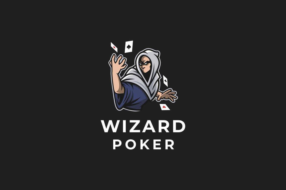 Wizard Poker Graphic Logo Design