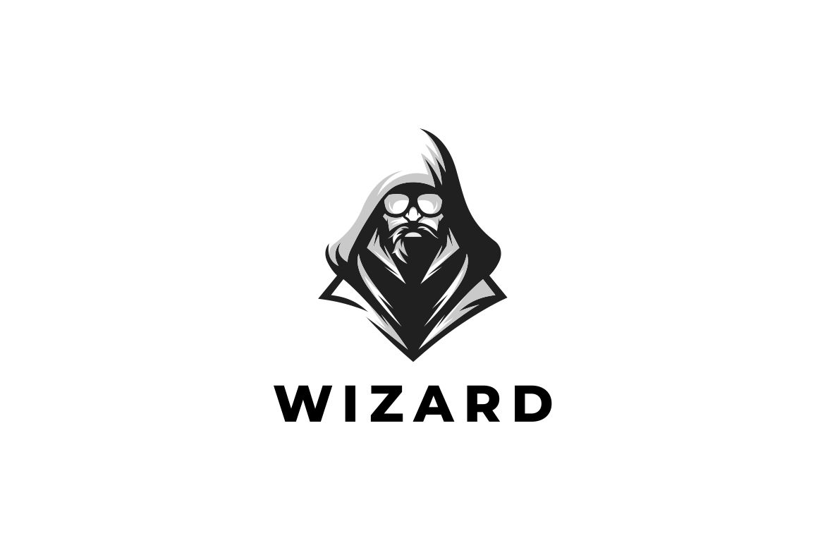 Nerd Wizard Graphic Logo Design
