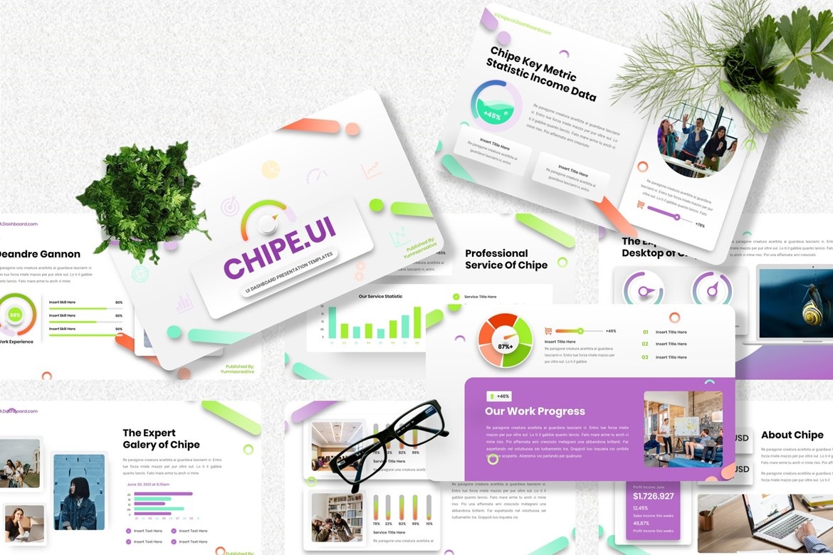 Chipe - UI Dashboard Keynote Template