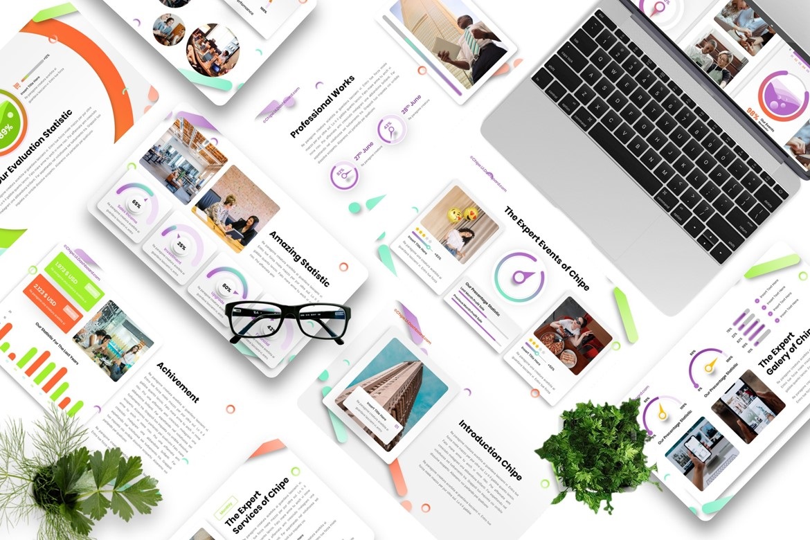 Chipe - UI Dashboard Powerpoint Template