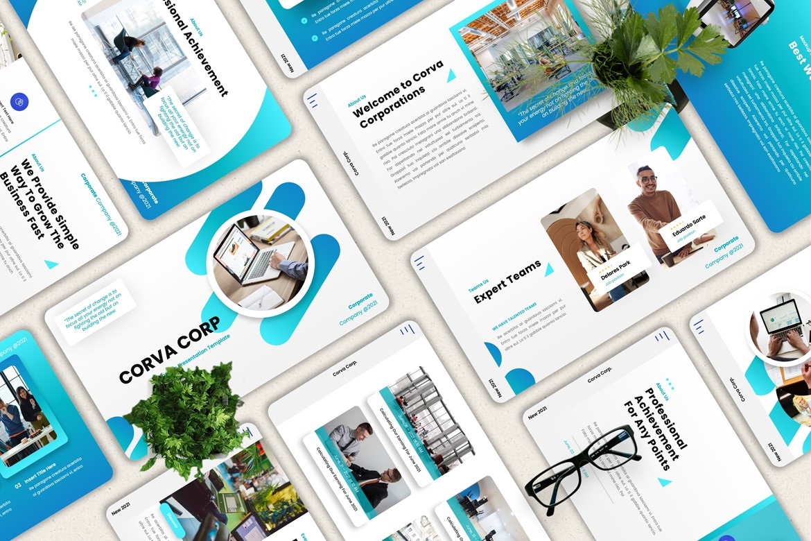 Corva - Corporate Keynote Template