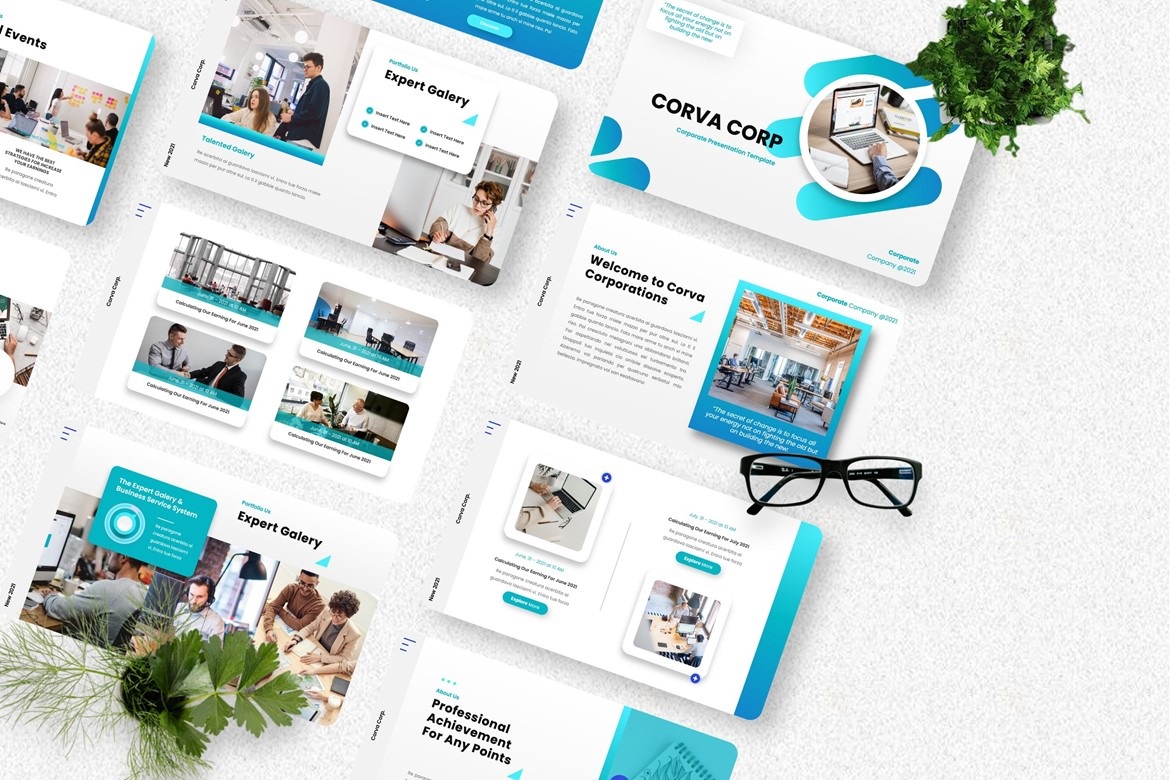 Corva - Corporate Powerpoint Template