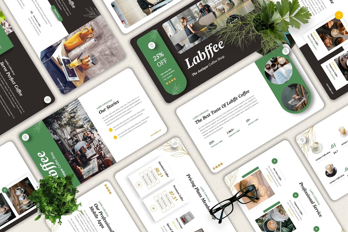 Labffe - Coffee Shop Keynote Template