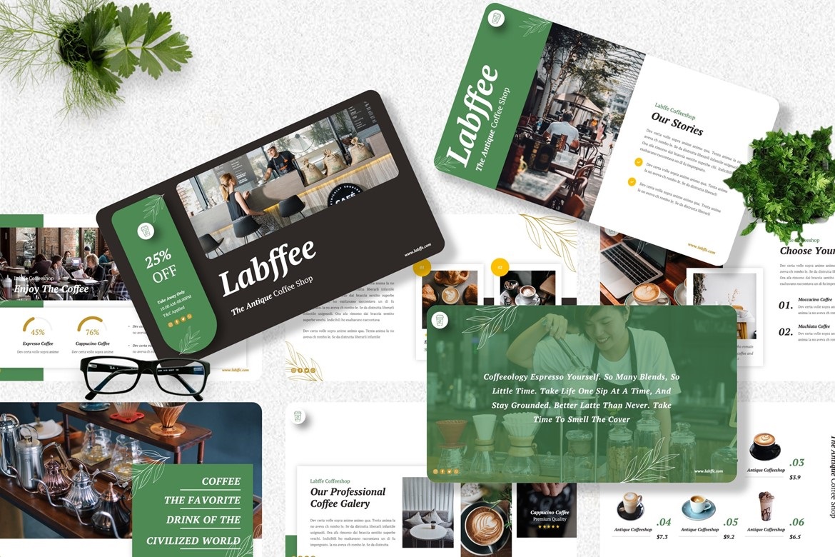Labffe - Coffee Shop Powerpoint Template