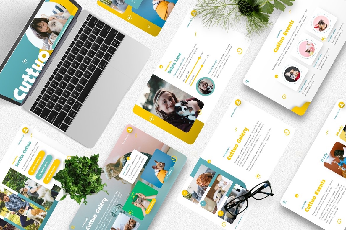 Cuttuo - Pets Care & Animal Keynote Templates